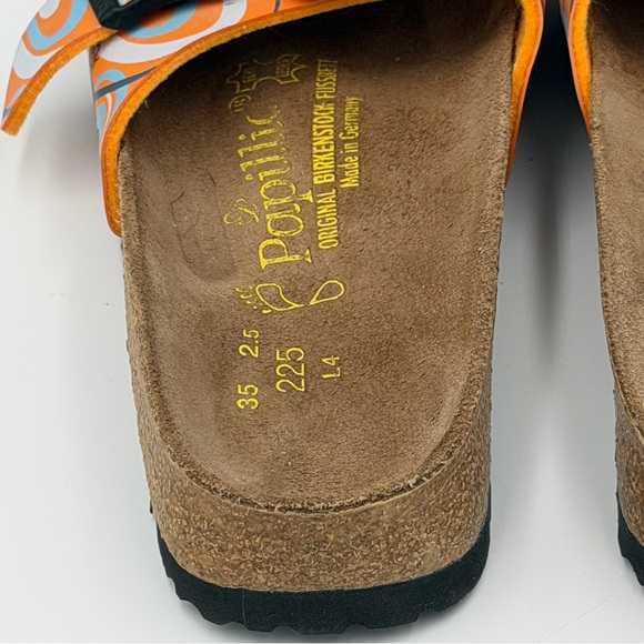 Birkenstock Kids Sandals with Orange and Blue Circles - Picture 5 of 12